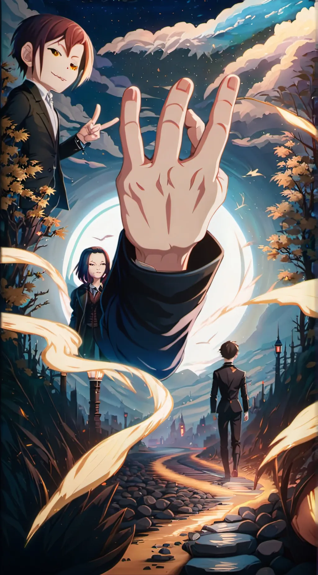 ai character: this is cursed  background