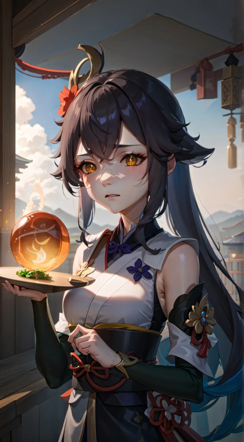 ai character: Cary  background