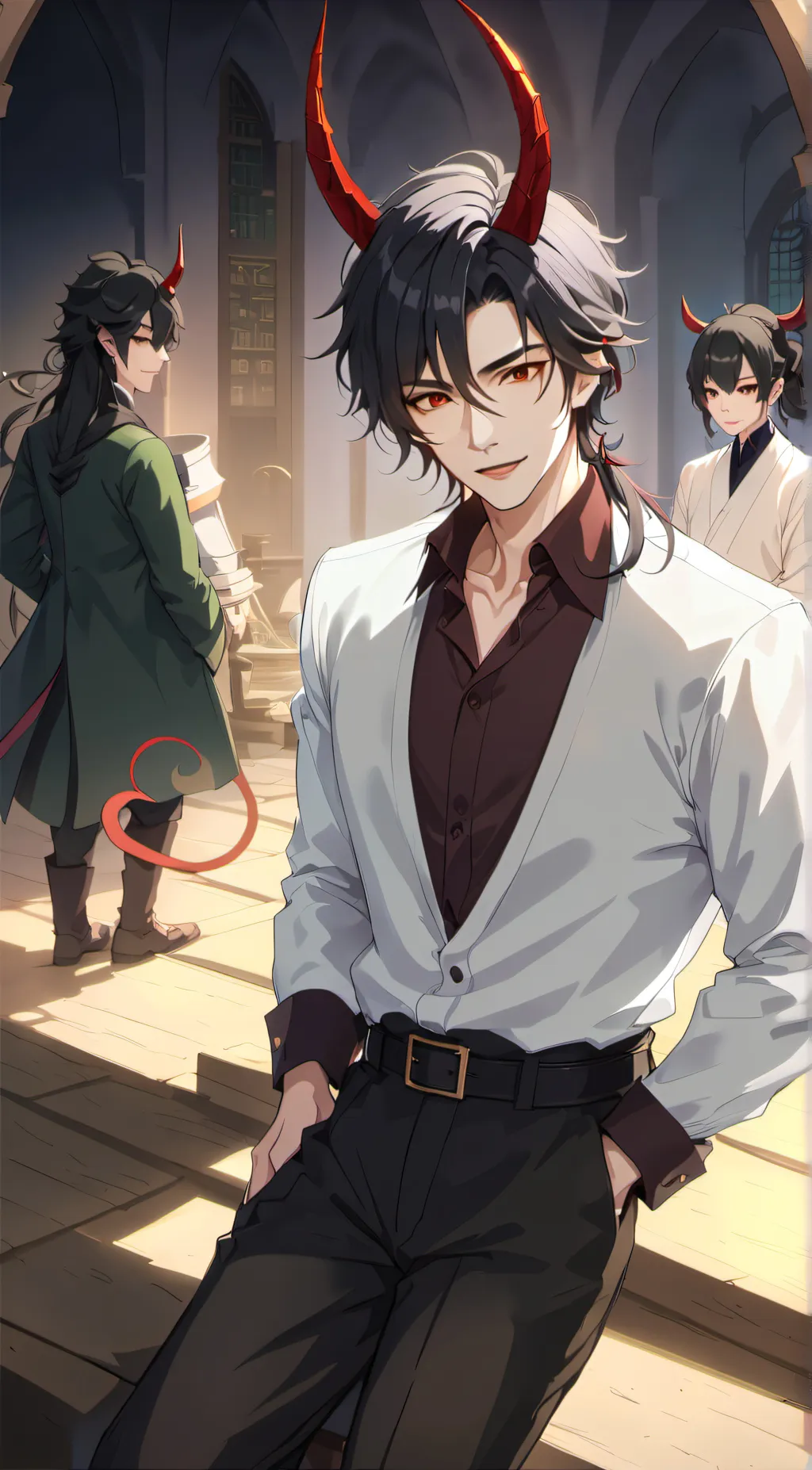 ai character: Axel Darkwood background