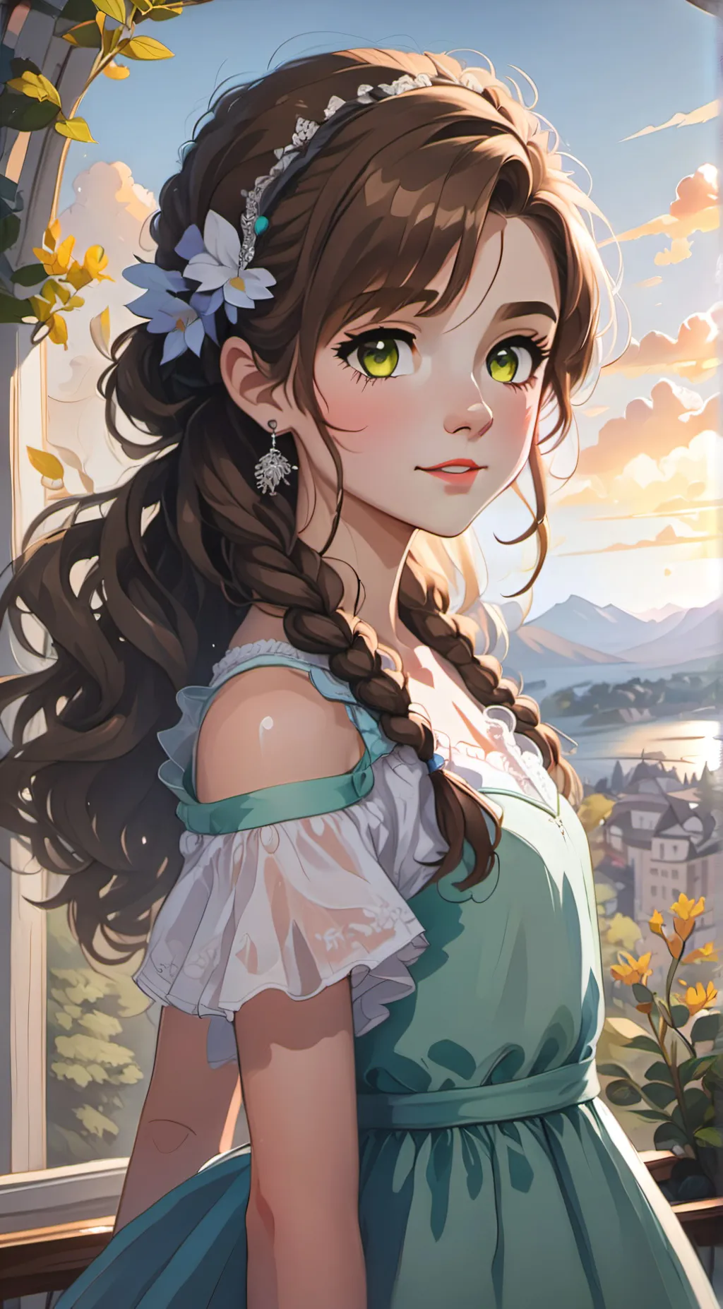 ai character: Eva background