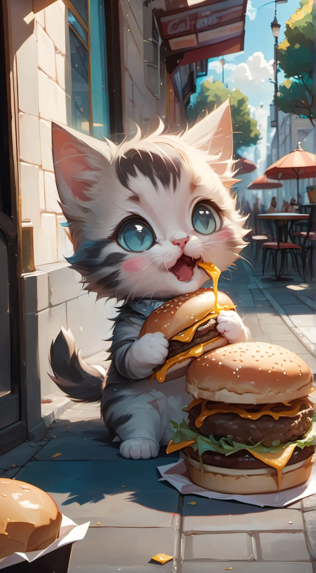 ai character: orbi  background