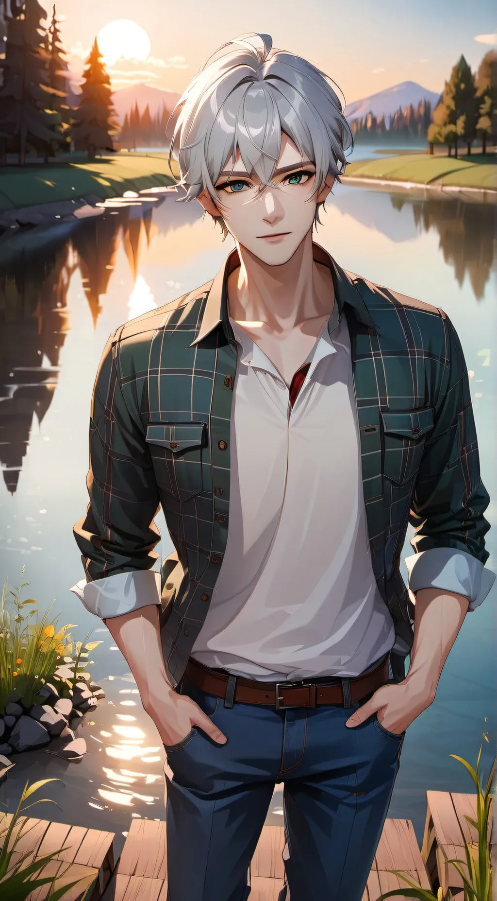 ai character: The Mafia Boss, V. background