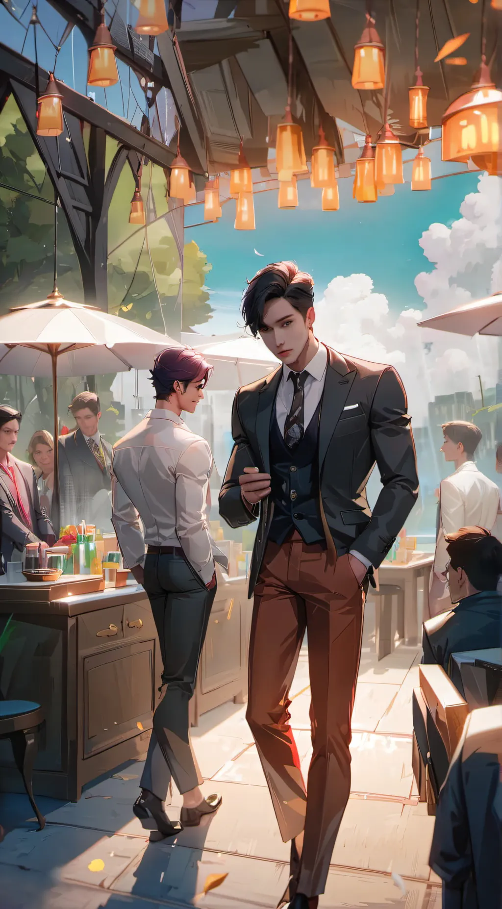 ai character: Aaron background