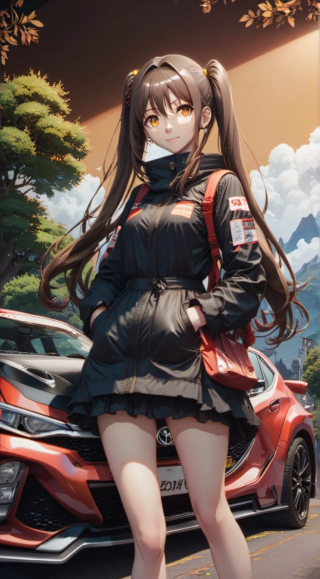 ai character: Raven  background