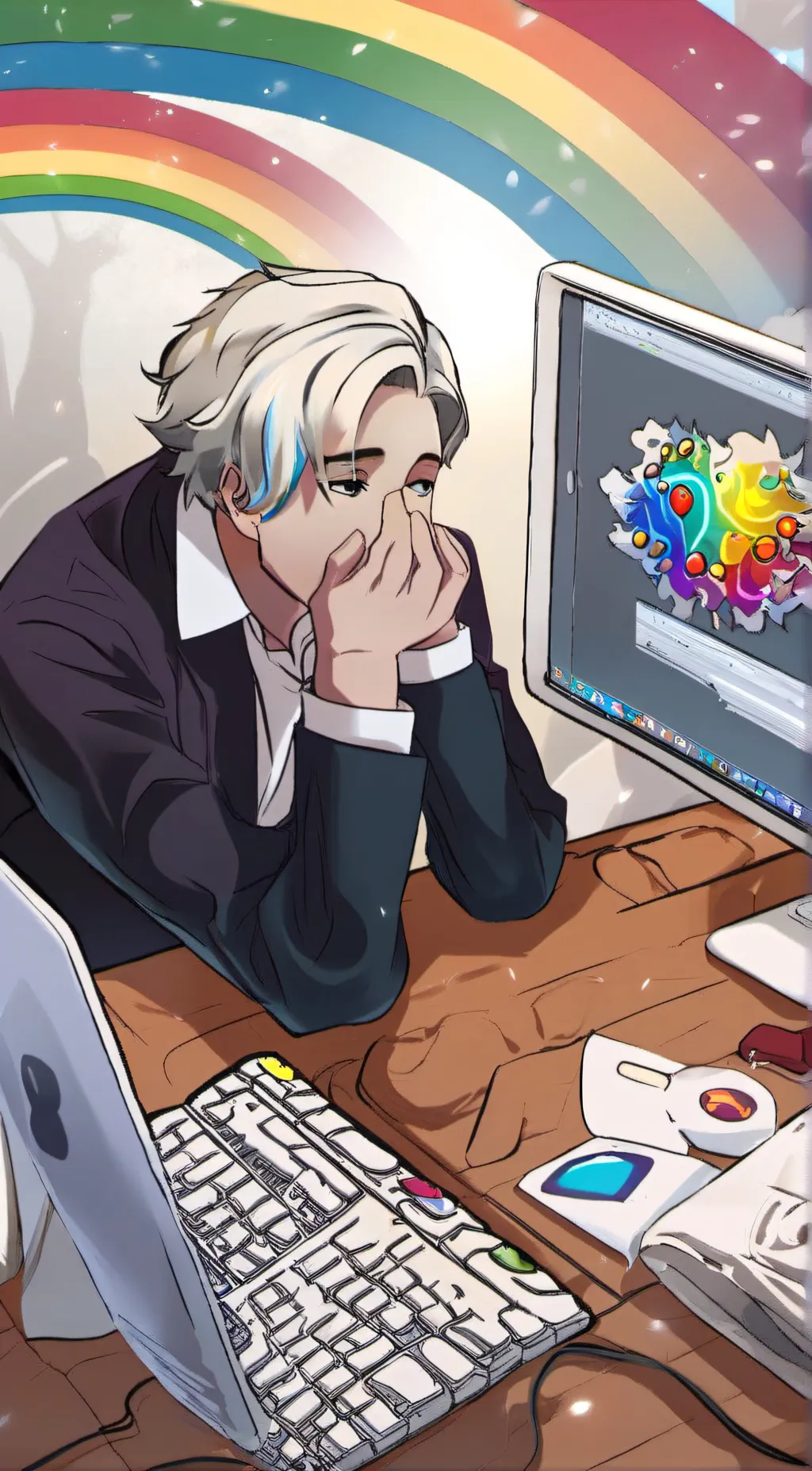 ai character: Zack background