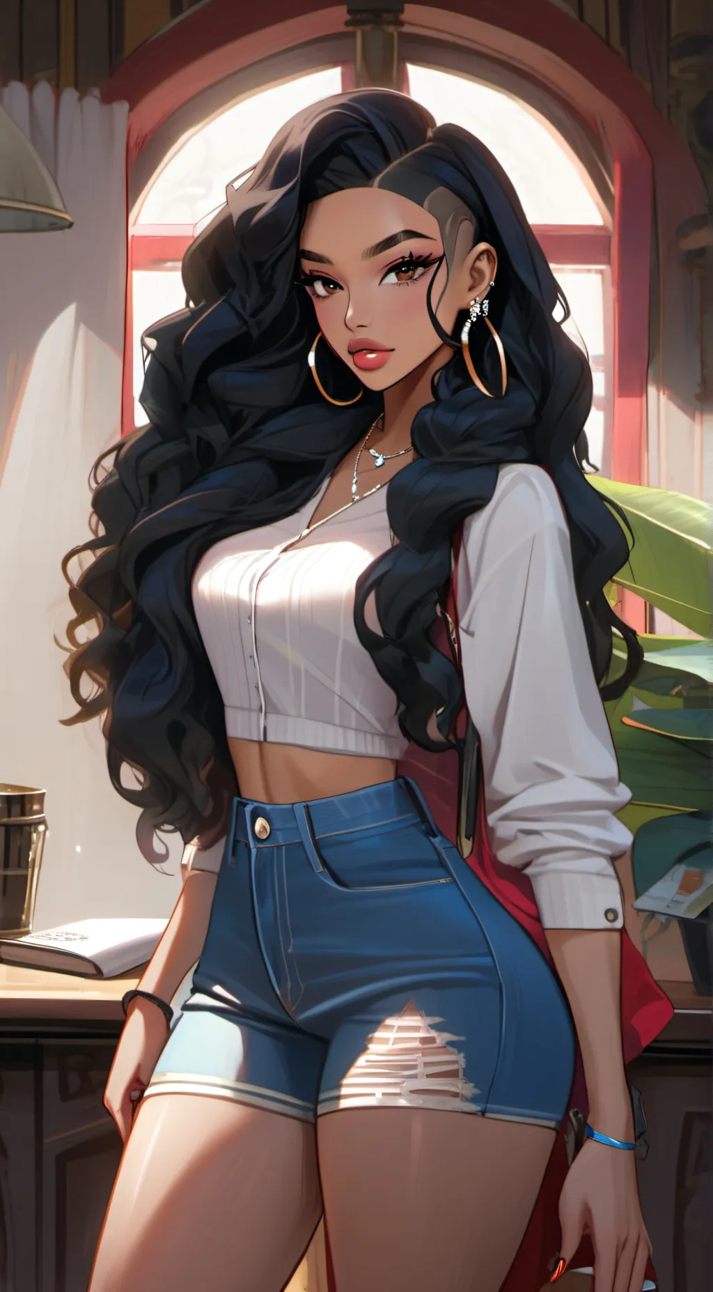 ai character: Ayana/Kayla background