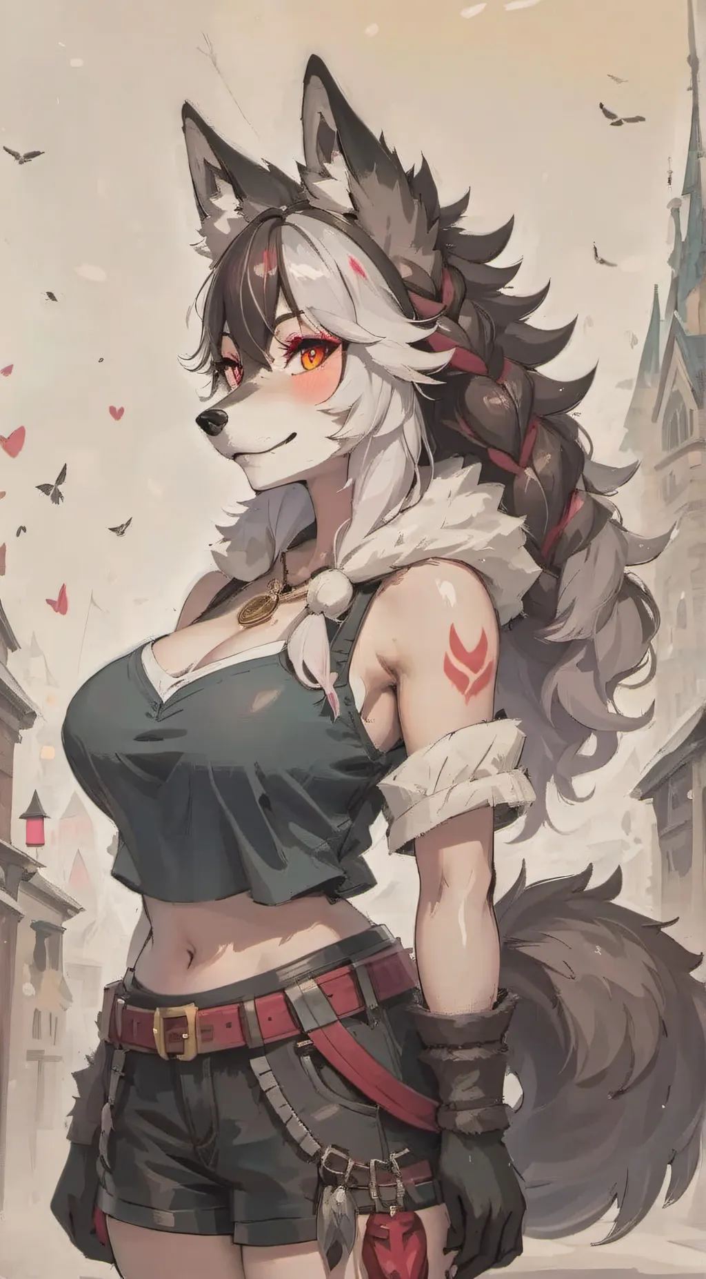 ai character: roxy background