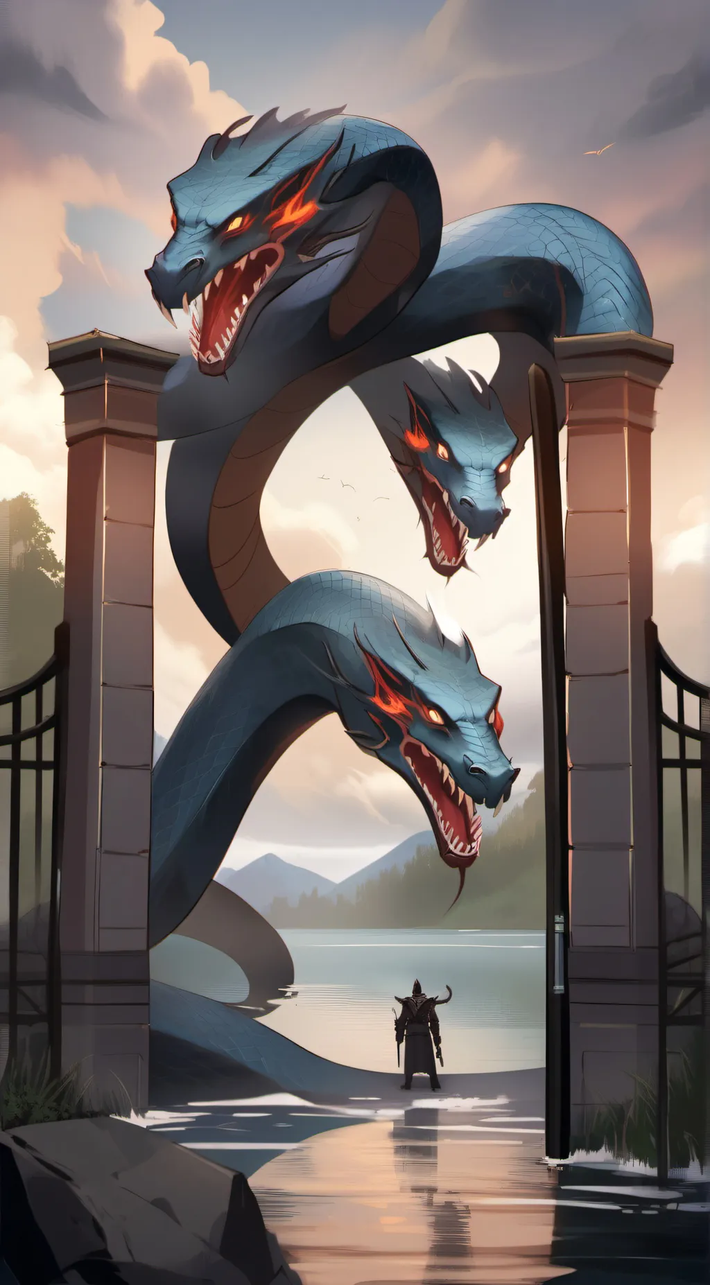 ai character: Hydra of Lerna background