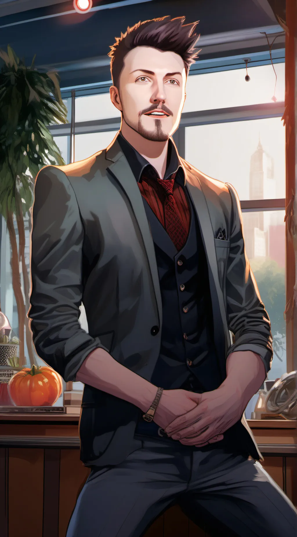 ai character: hipemike background