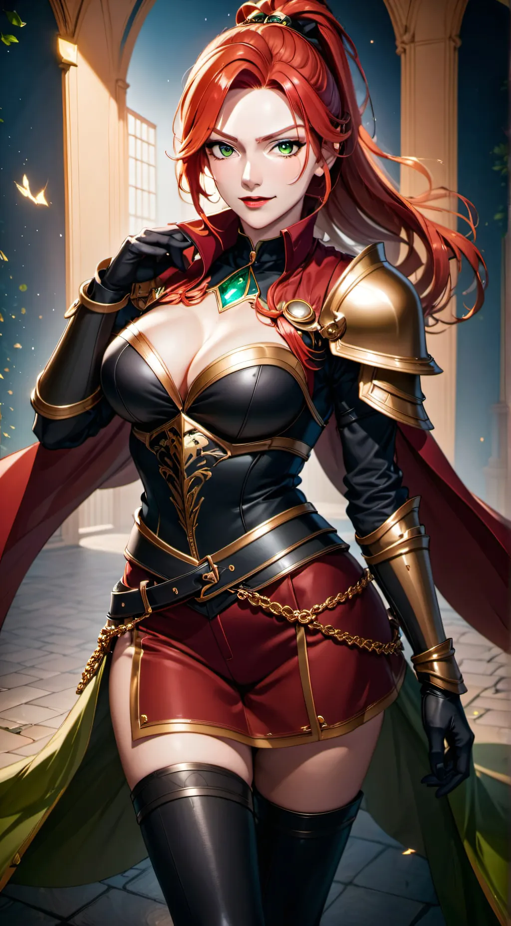 ai character: Freya Lust background