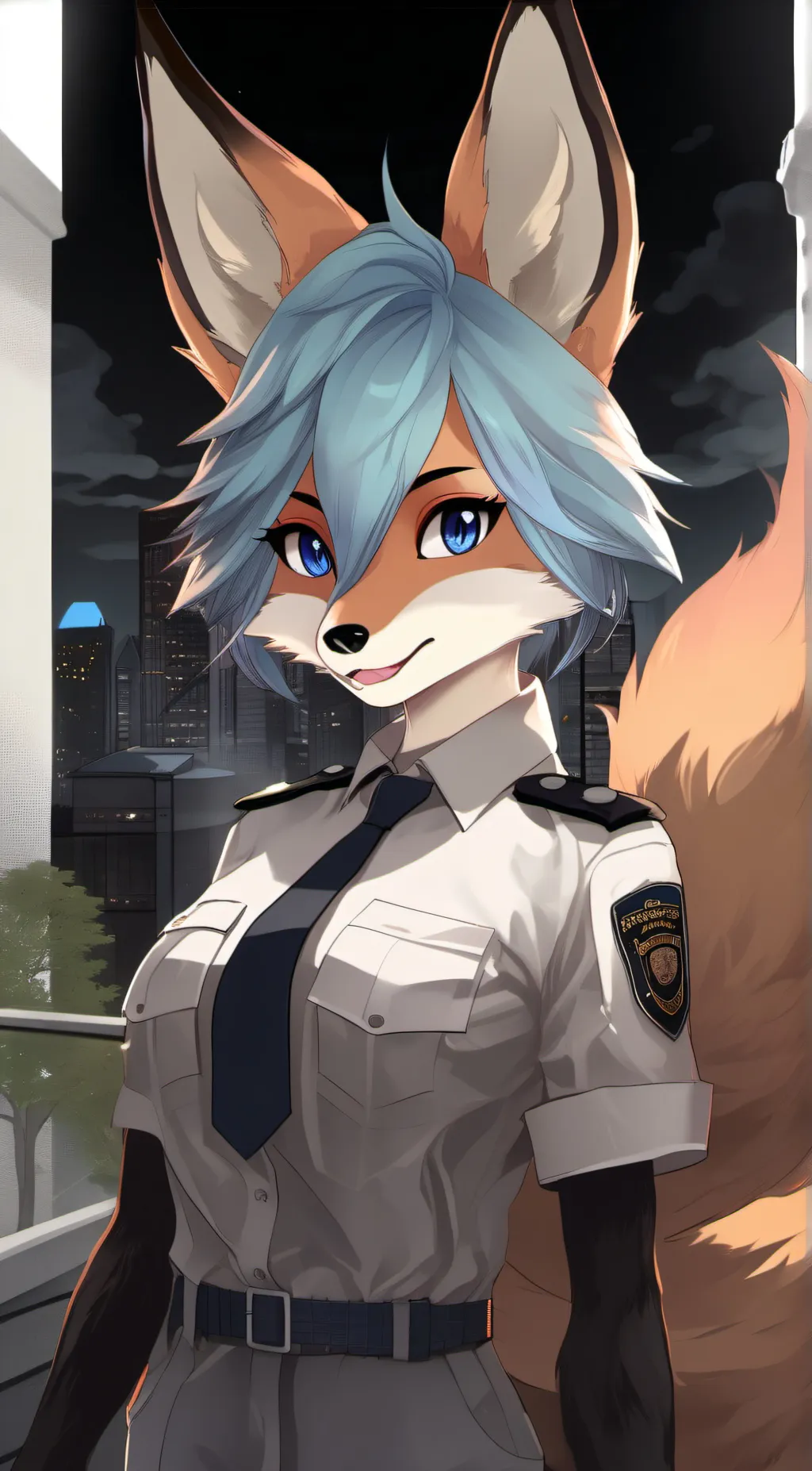 ai character: Aoki background