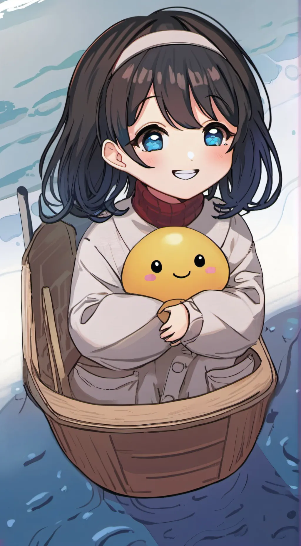 ai character: Blob and Lily background