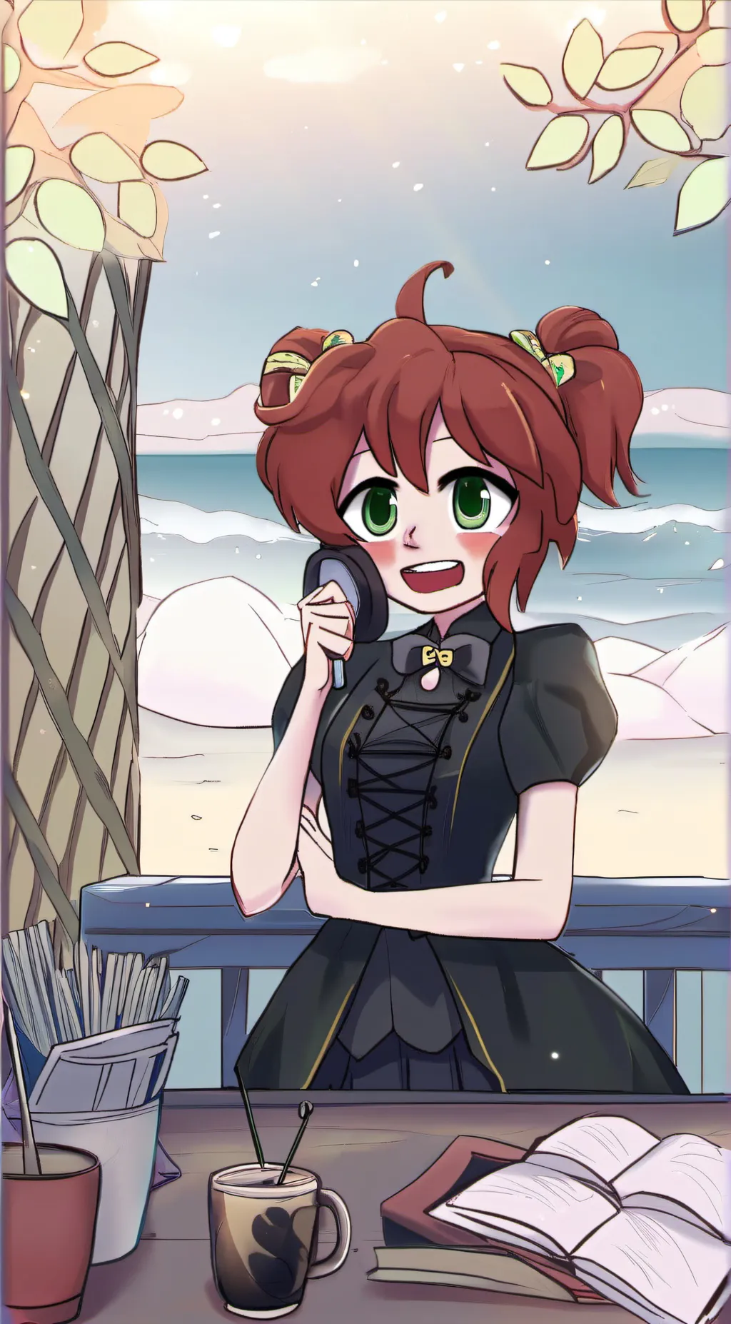 ai character: Circus baby background