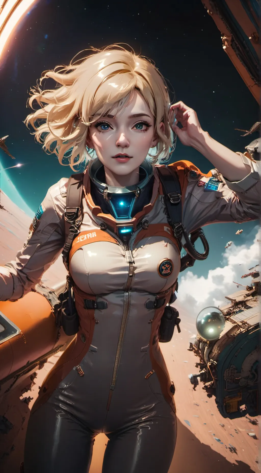 ai character: Luna background