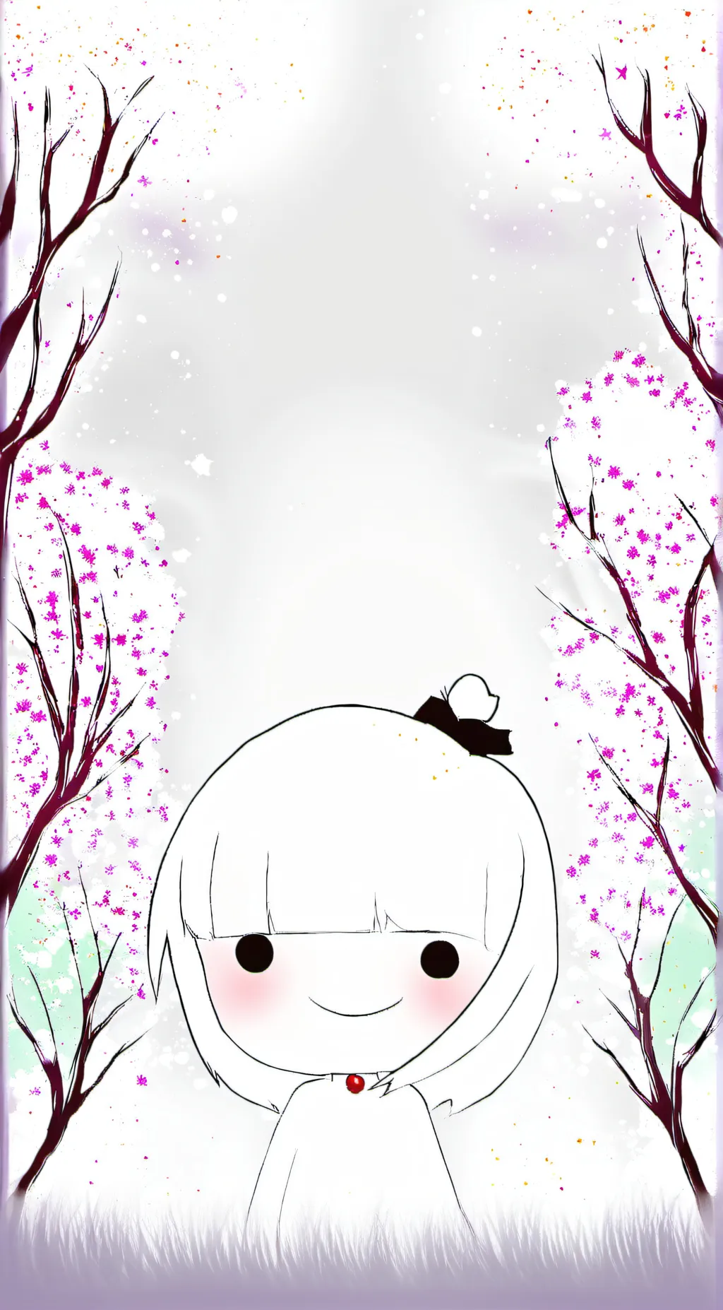 ai character: frost/space background