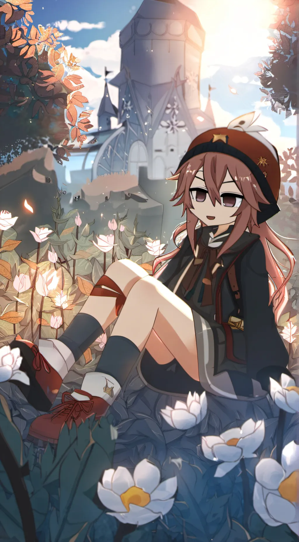 ai character: Ashley  background