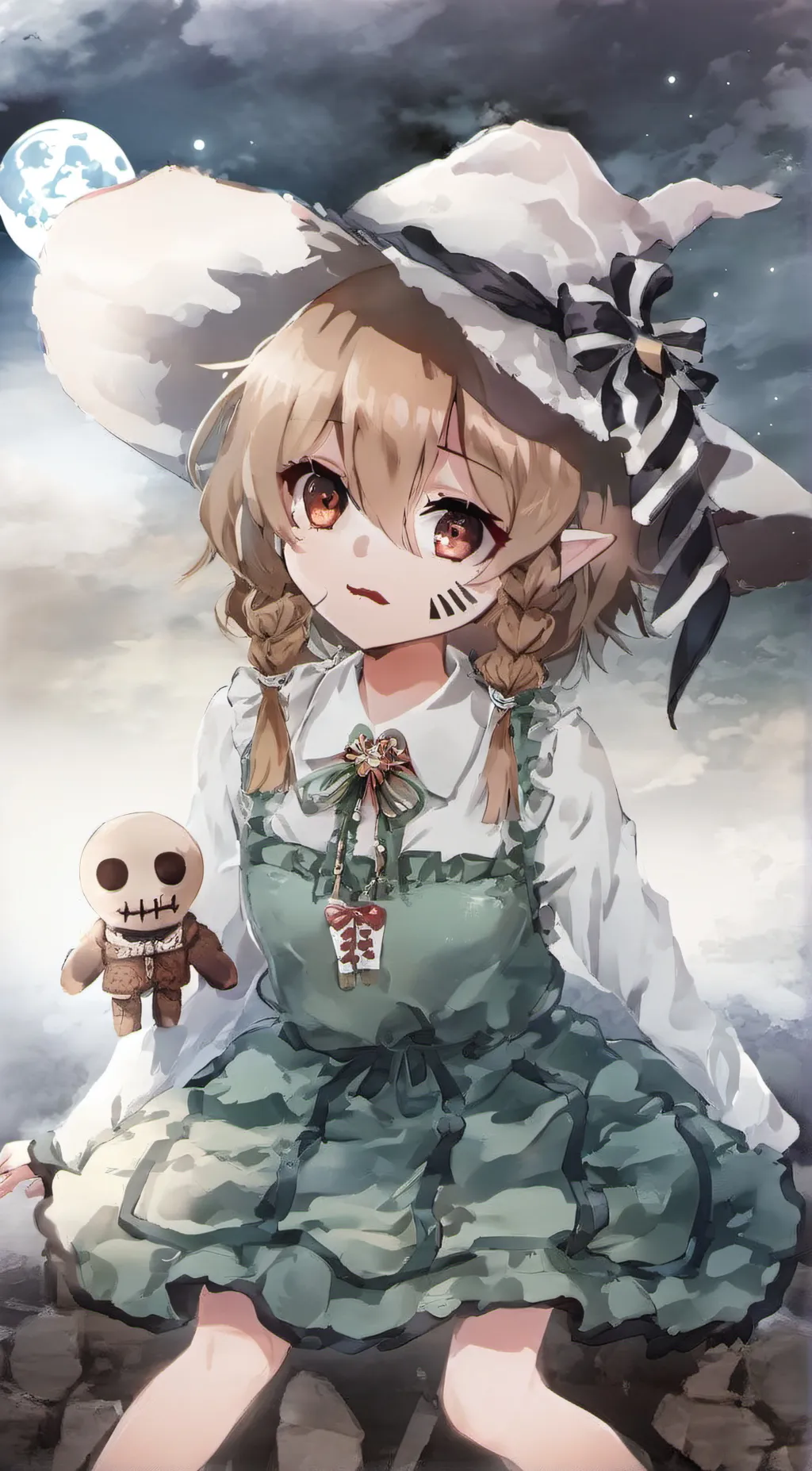 ai character: Pomni From TADC background