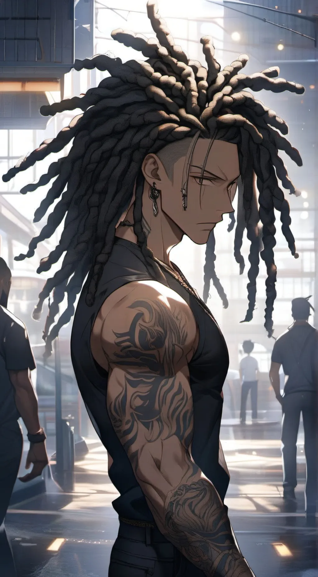 ai character: Xander  background