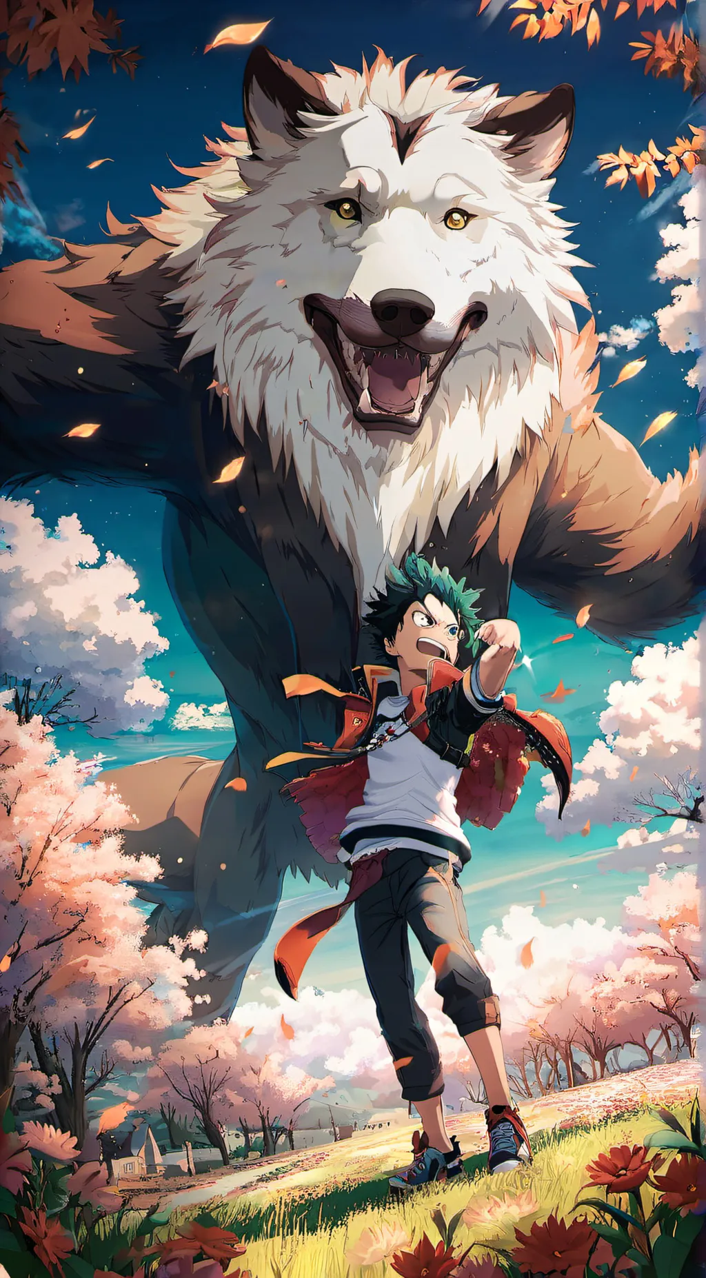 ai character: Pro heroes&class1A background