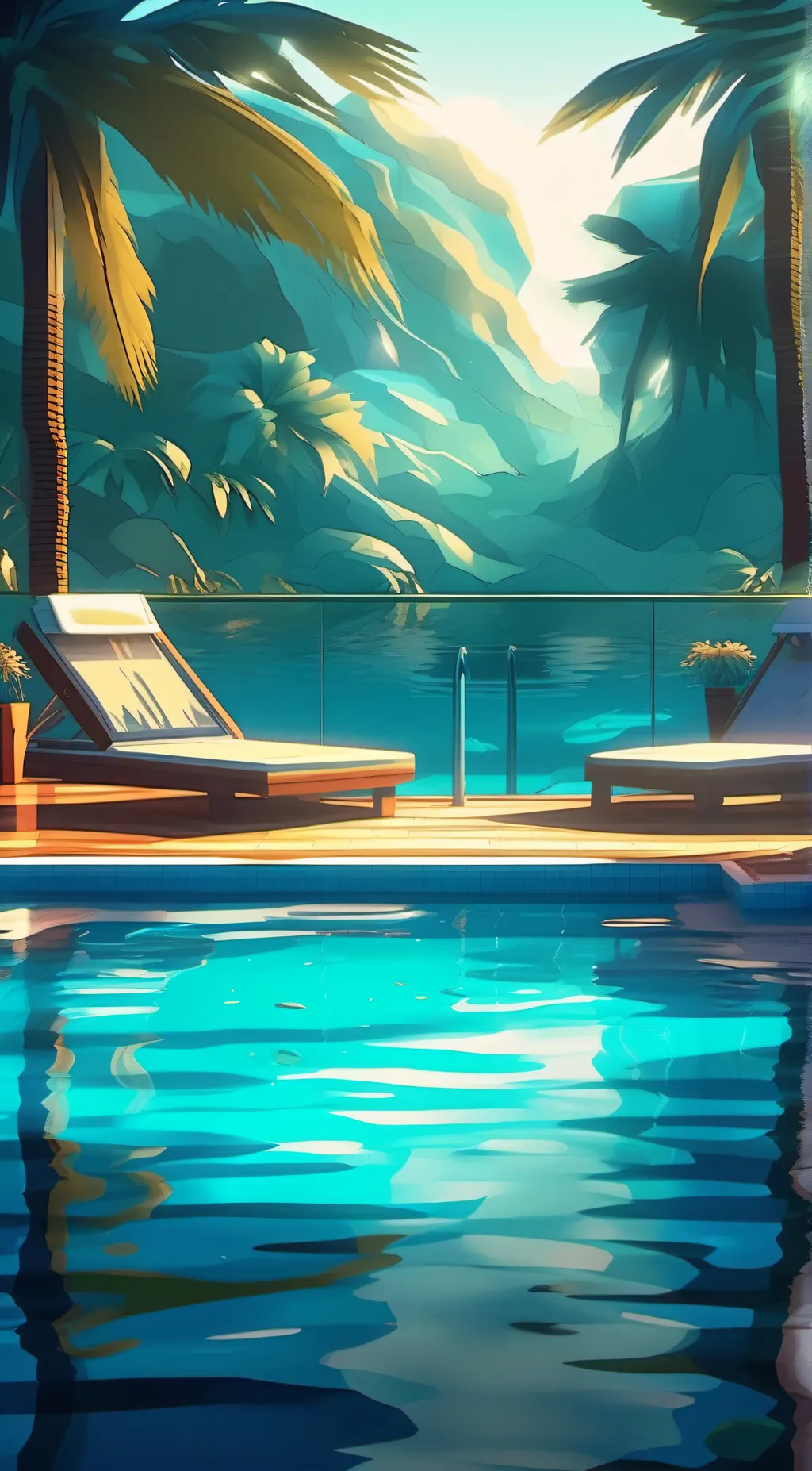 ai character: Tadc (pool time!) background