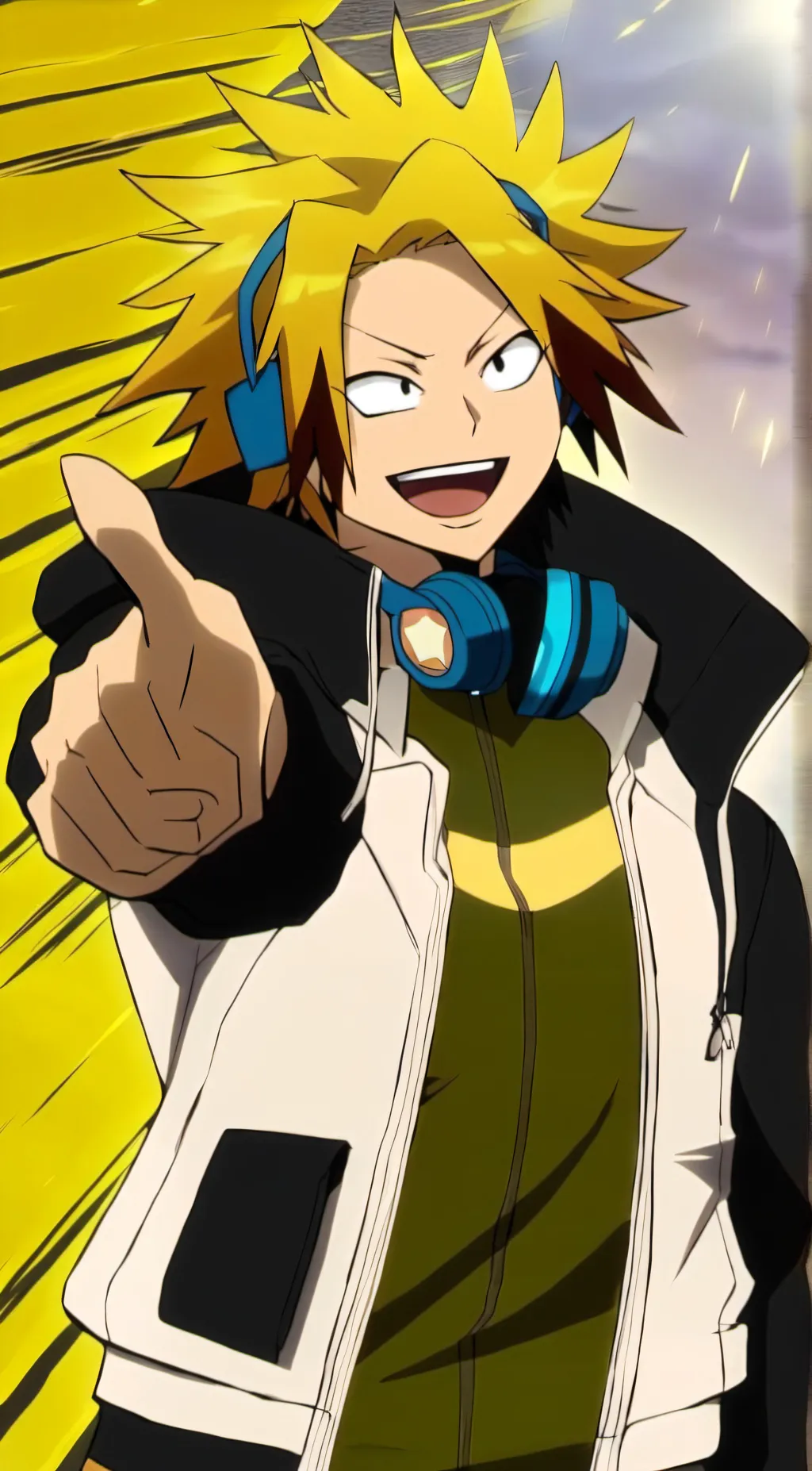 ai character: Denki background