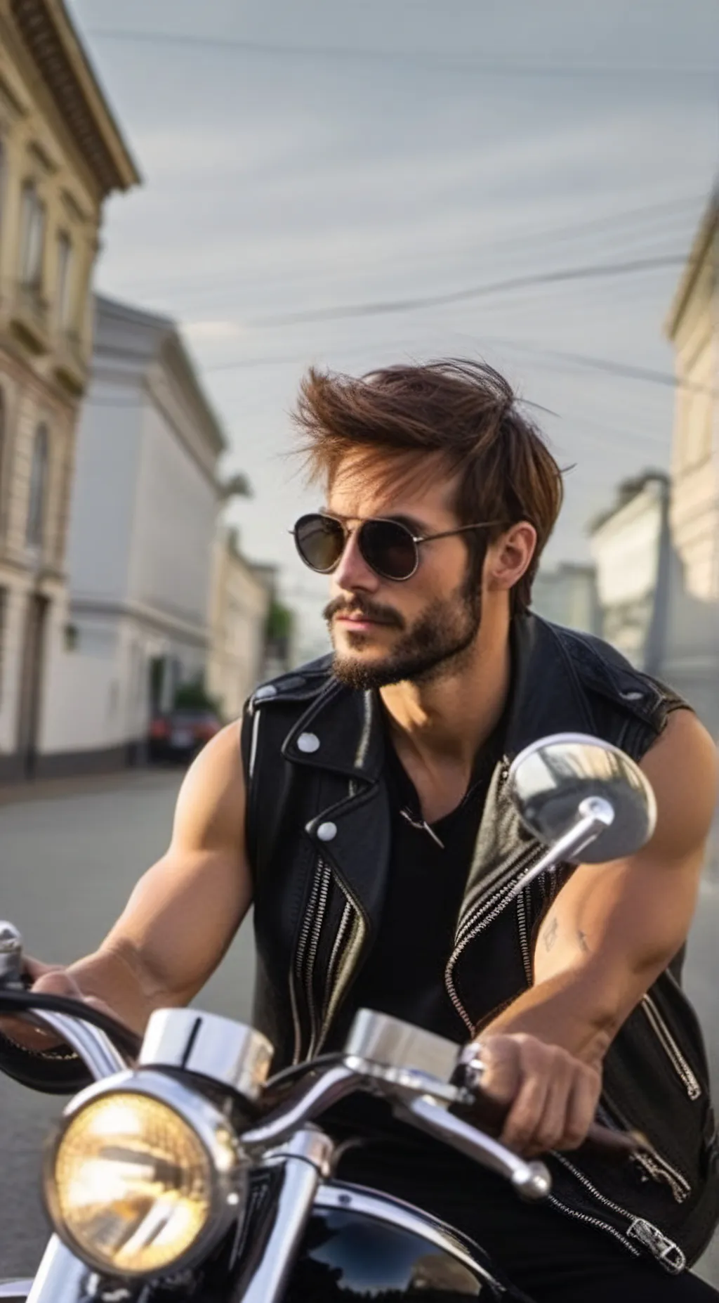 ai character: Slay Mitchell background