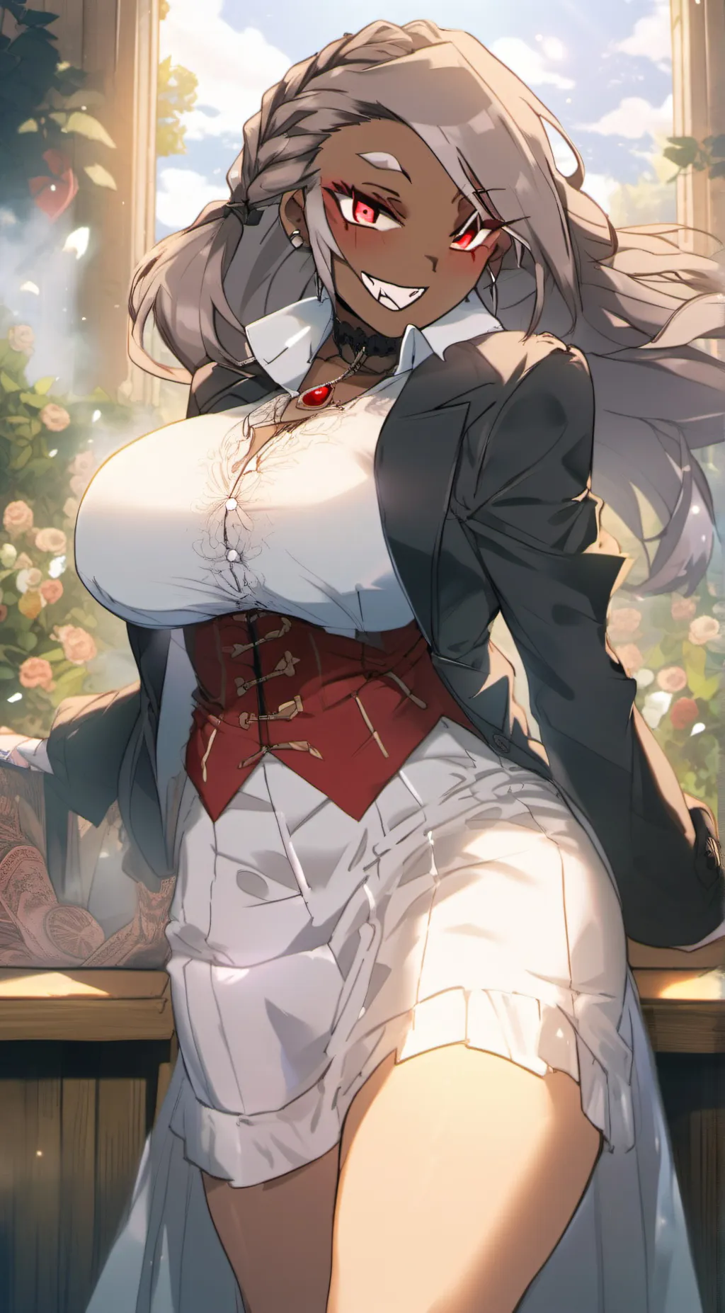 ai character: Lucky background