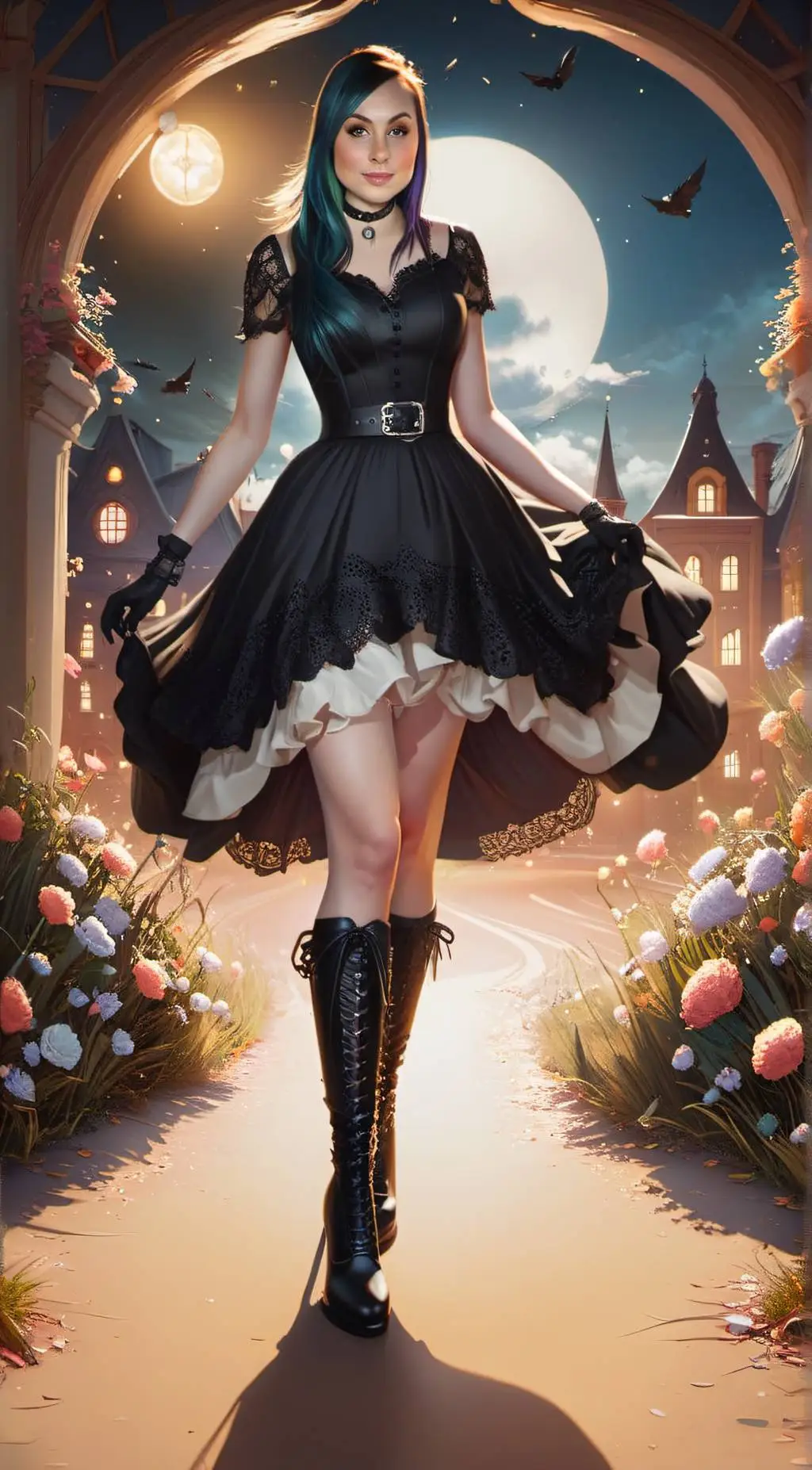 ai character: Sydney Shaw  background