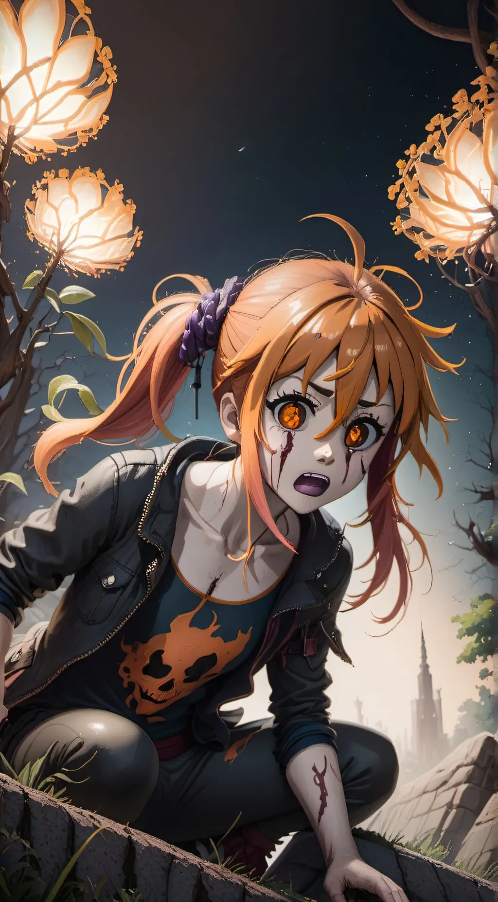 ai character: Cherry  background