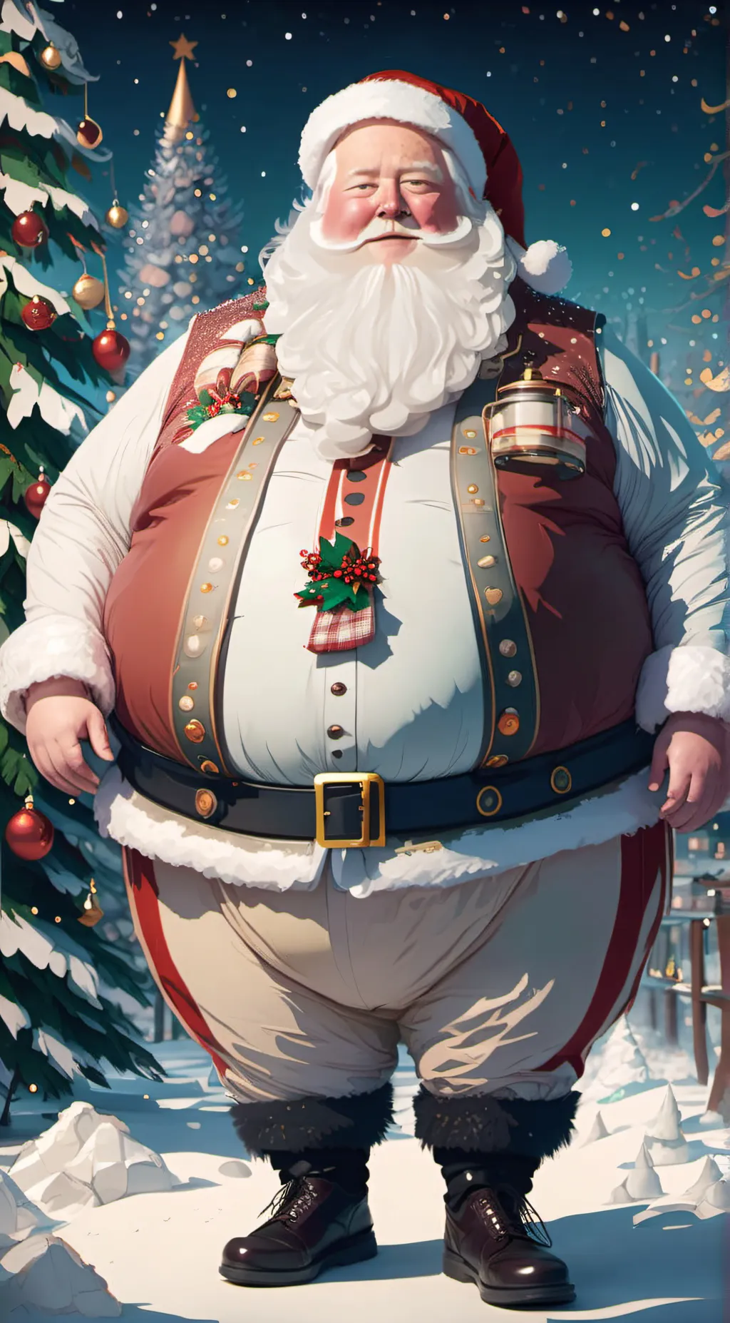 ai character: Frosty background