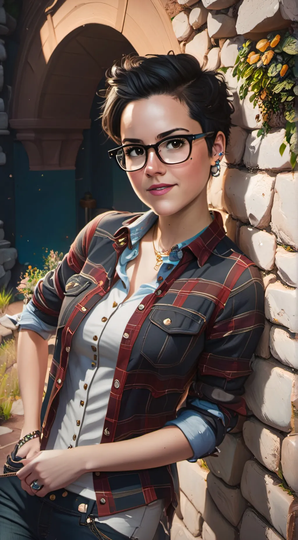 ai character: Lila background