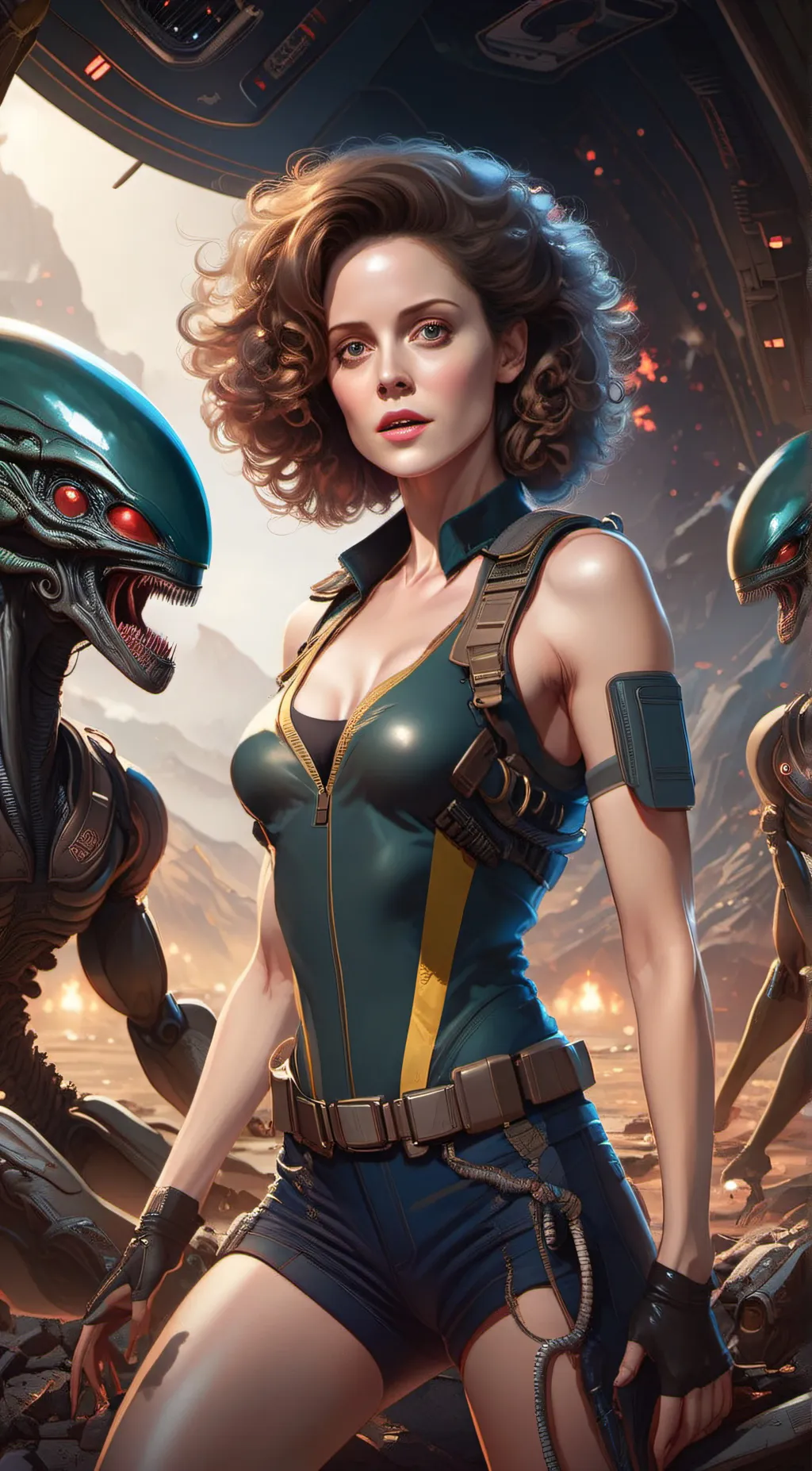 ai character: Ellen Ripley background