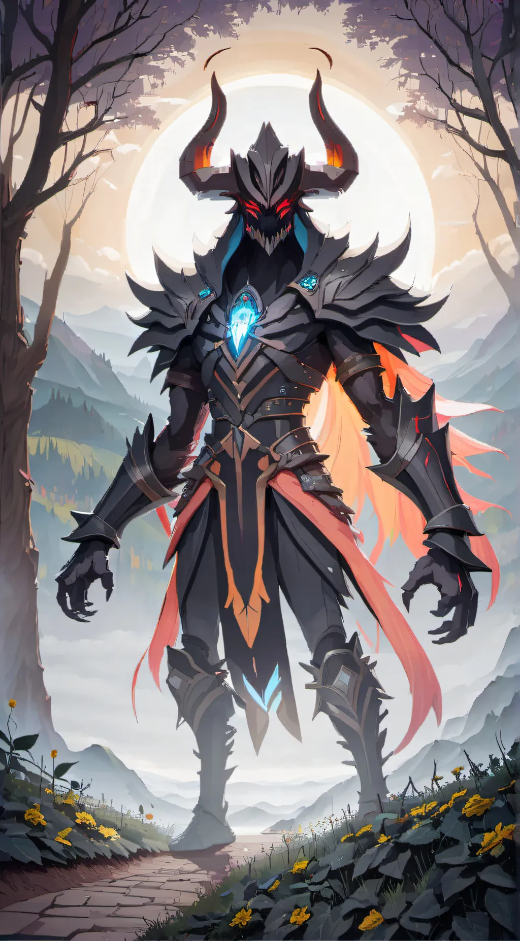 ai character: Monster Nightmare background