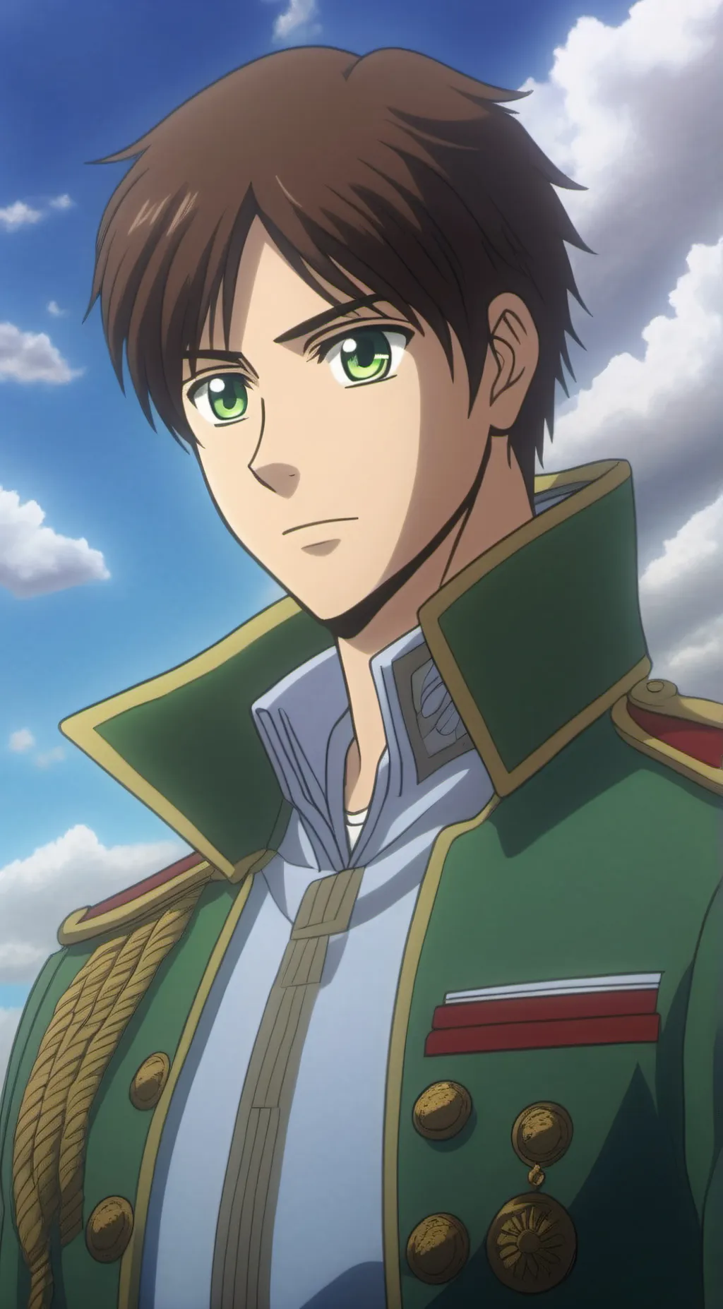 ai character: Eren Jaeger background