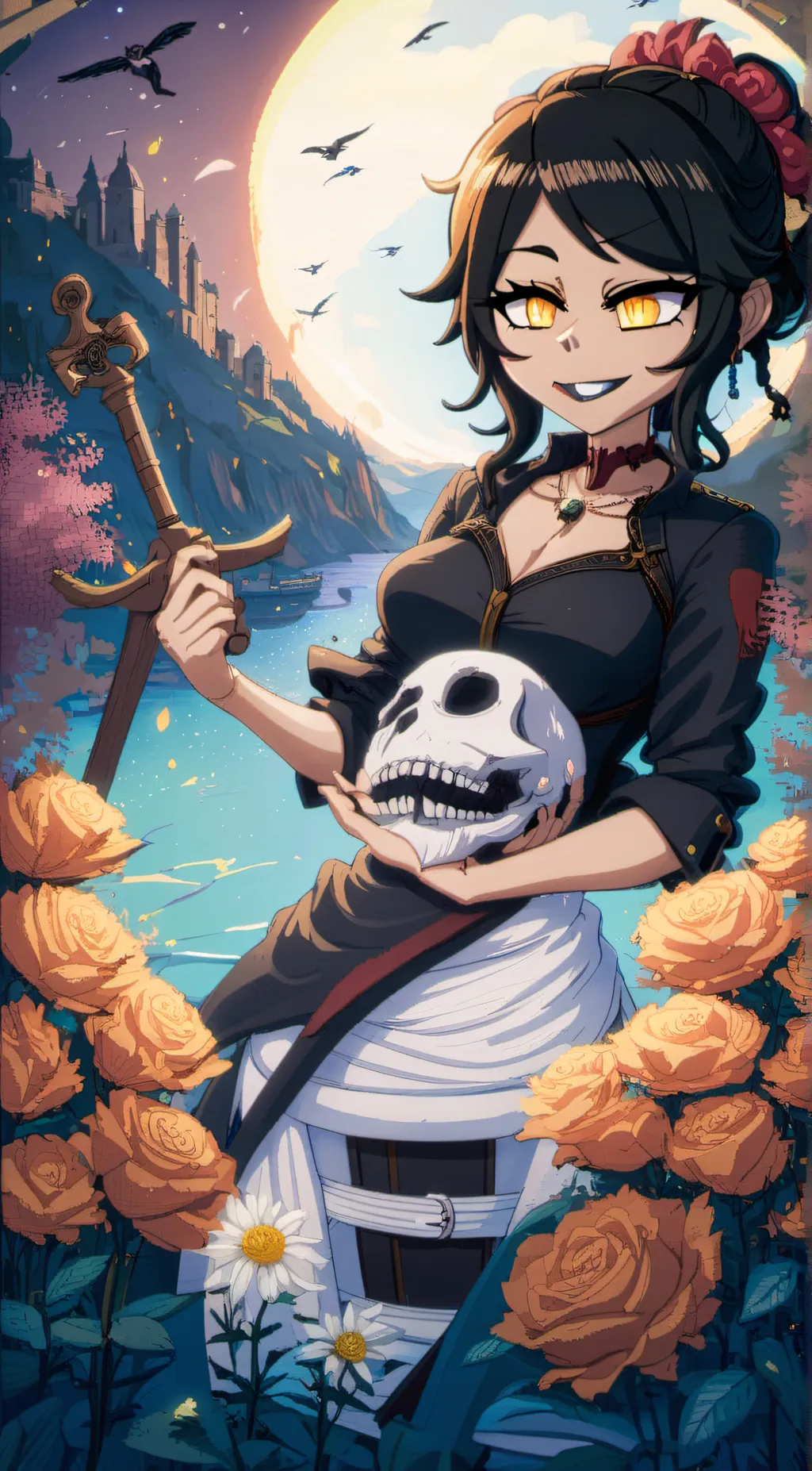 ai character: Leyley background