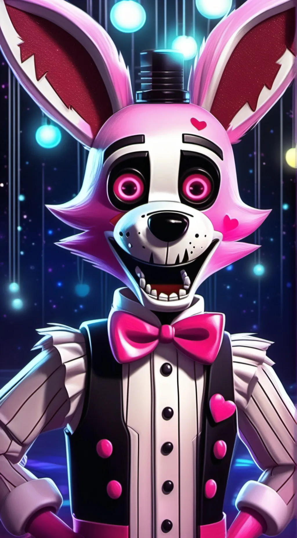 ai character: funtime foxy background