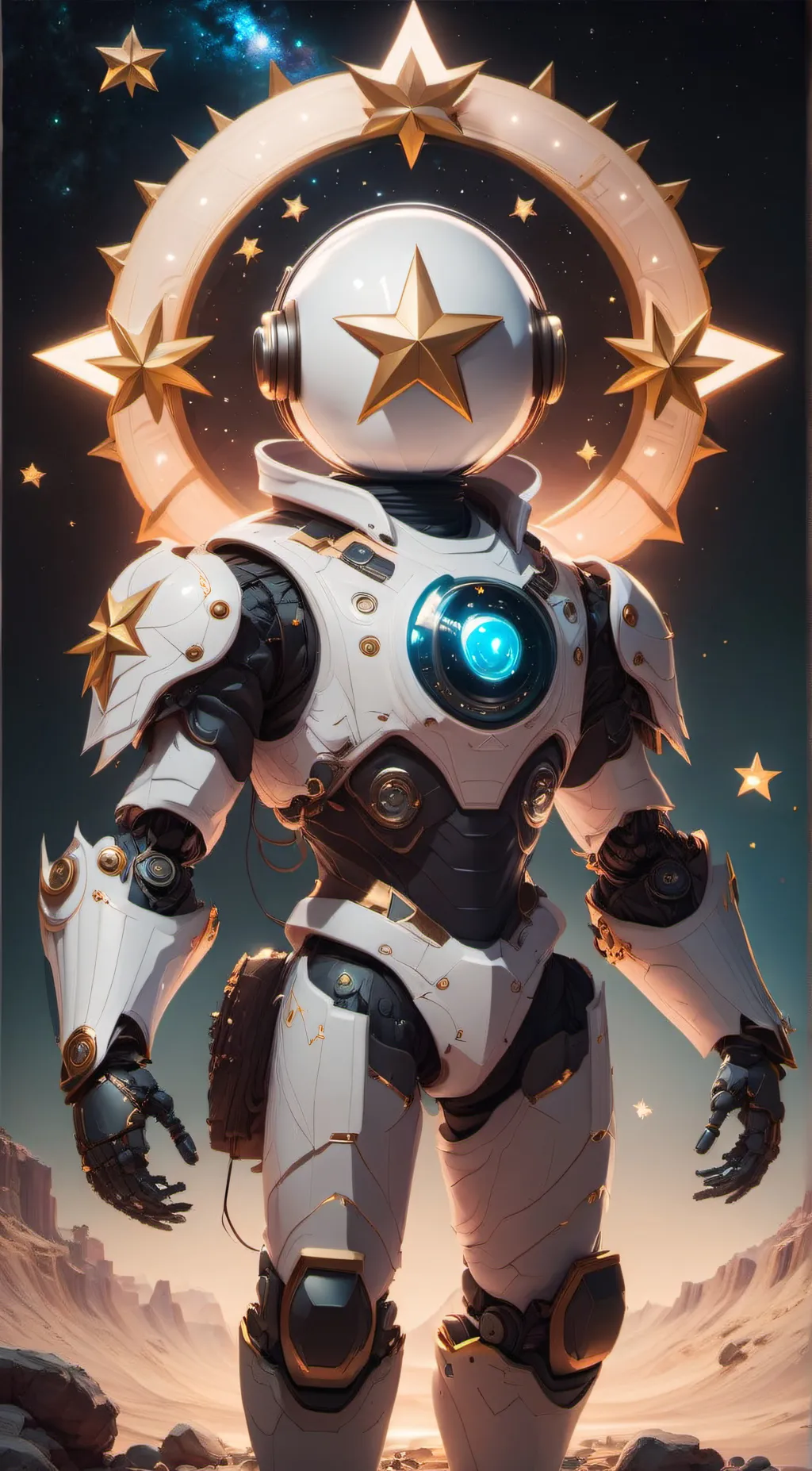 ai character: ⭐✨ star✨⭐ background