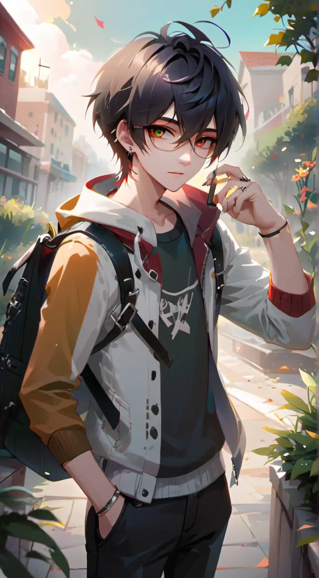 ai character: Ashton background