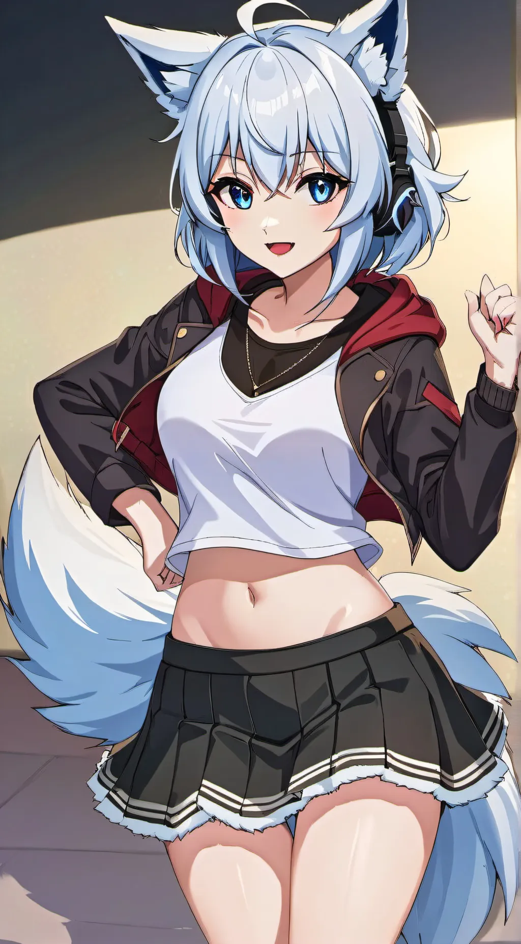 ai character: Luna background