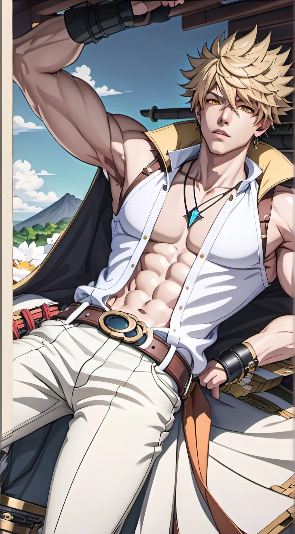 ai character: Bakugou Katsuki  background