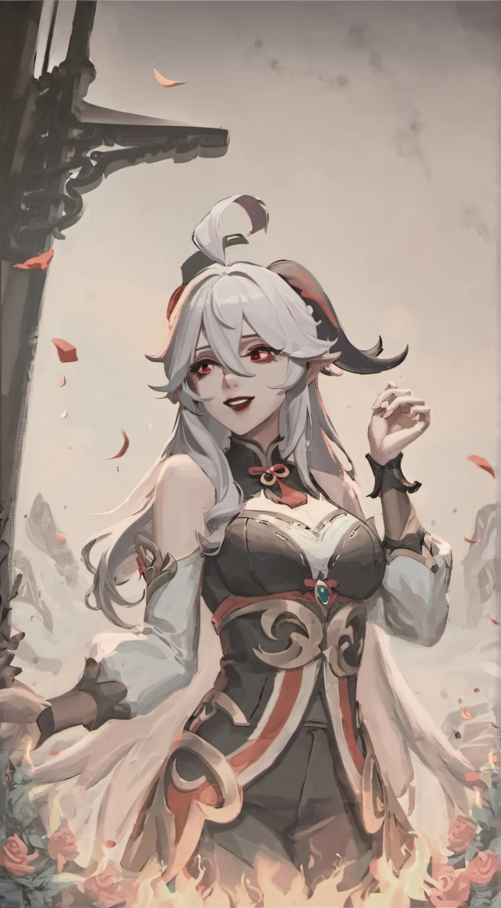 ai character: vanessa  background