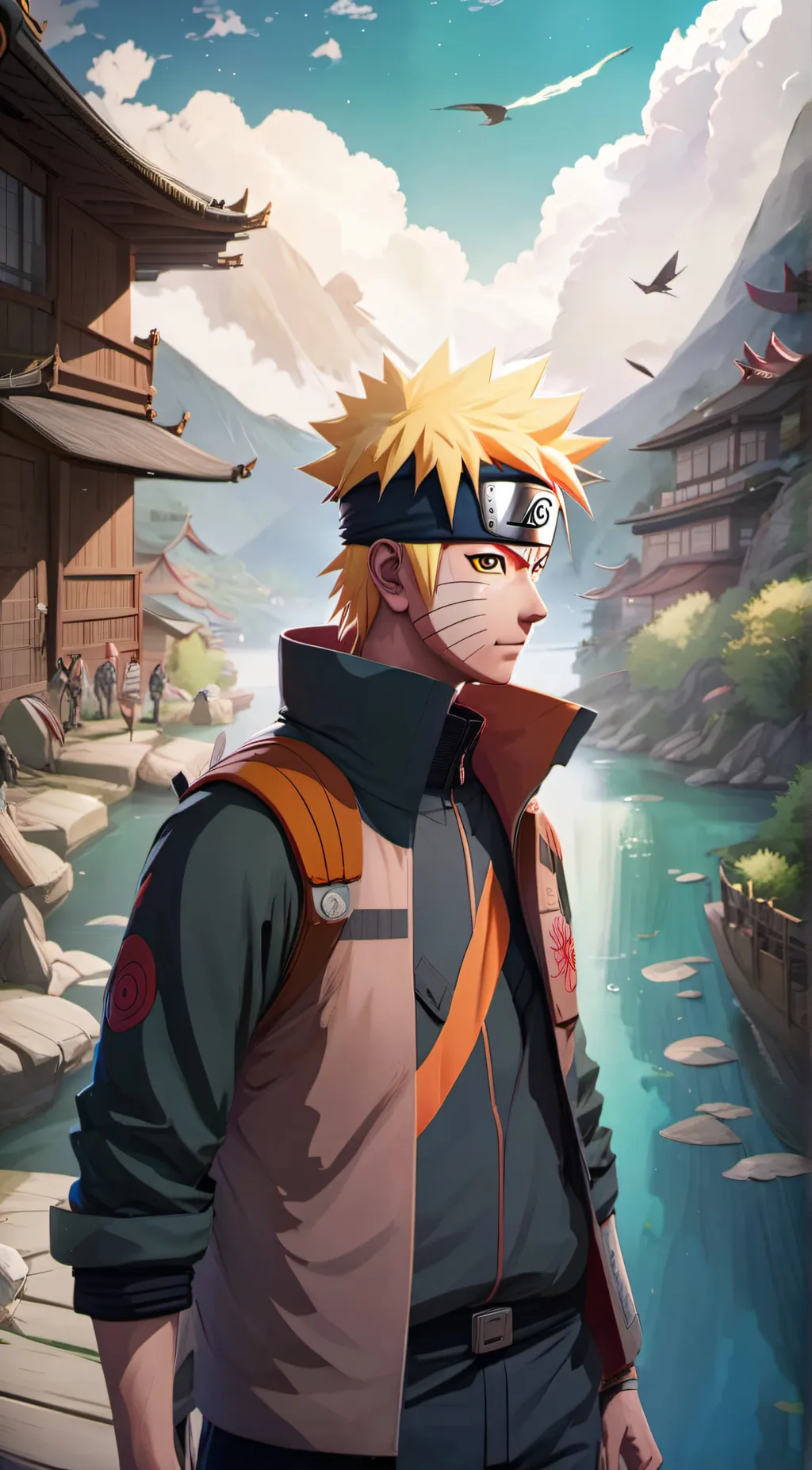 ai character: Naruto background