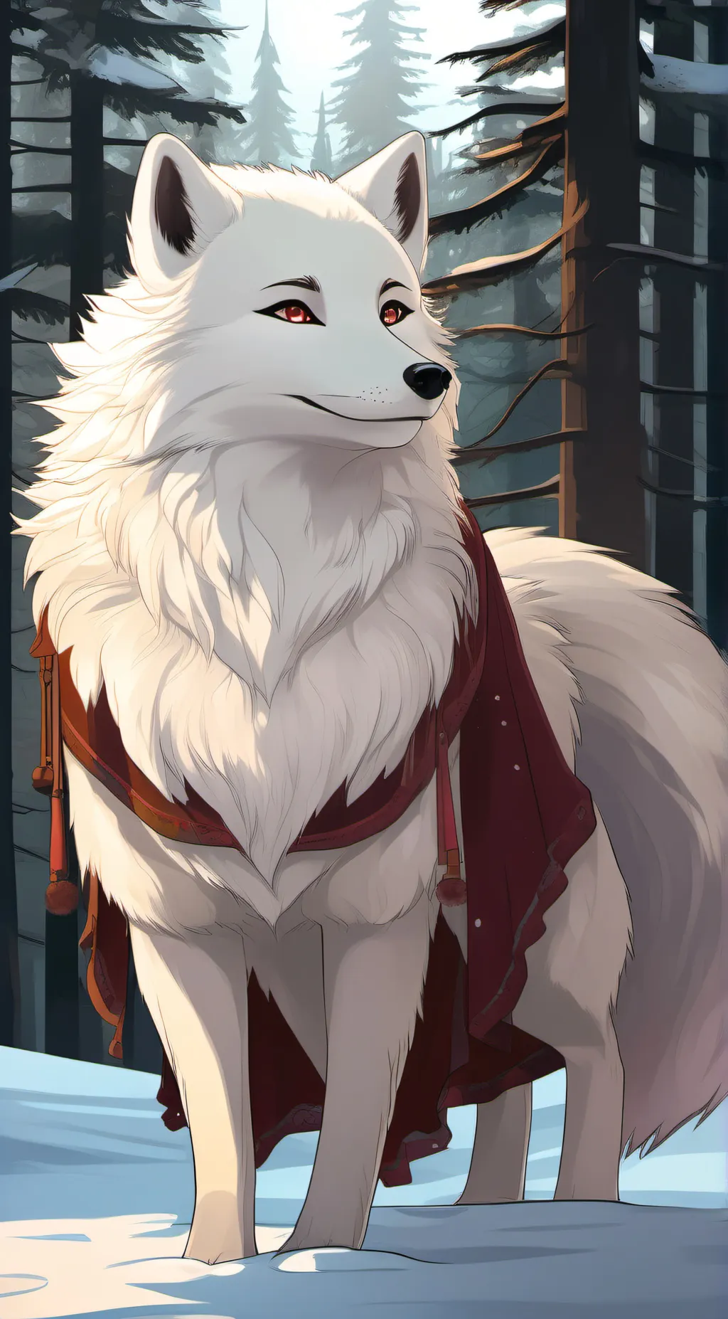 ai character: Rose background