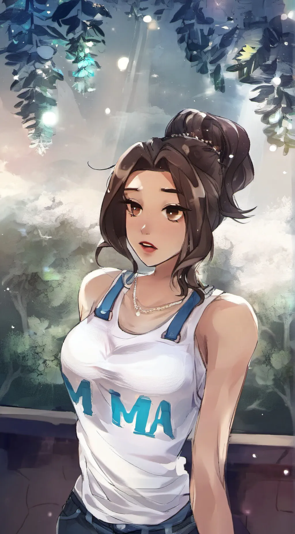 ai character: Mia  background