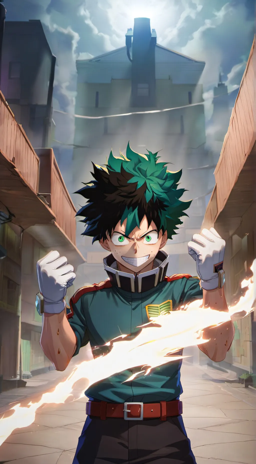 ai character: Izuku Midoriya background