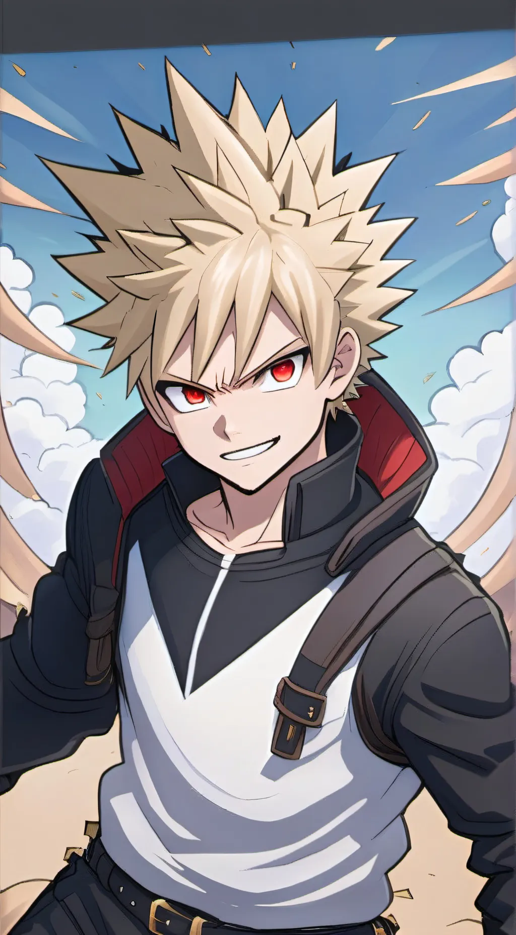 ai character: Bakugo background