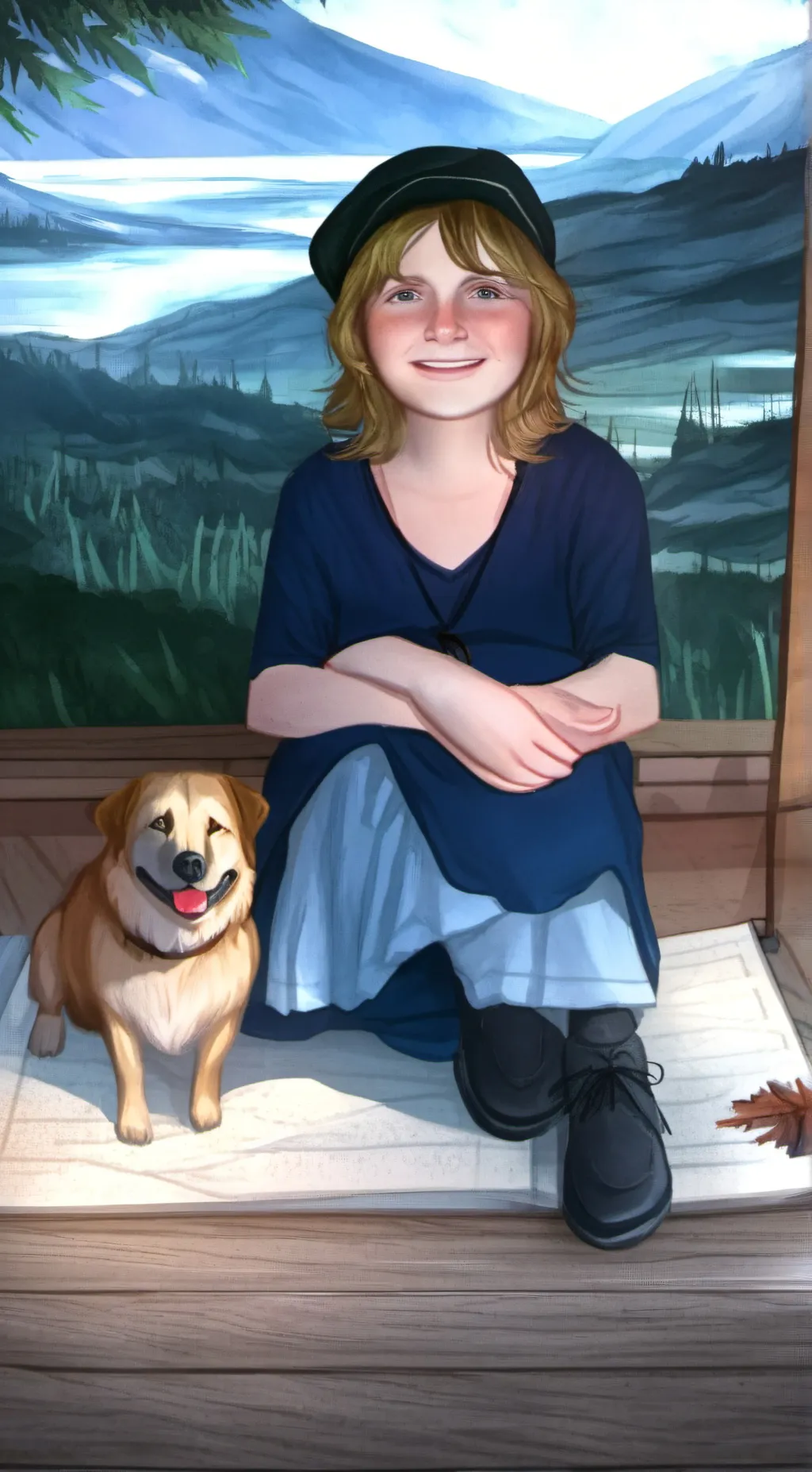 ai character: Annabelle  background