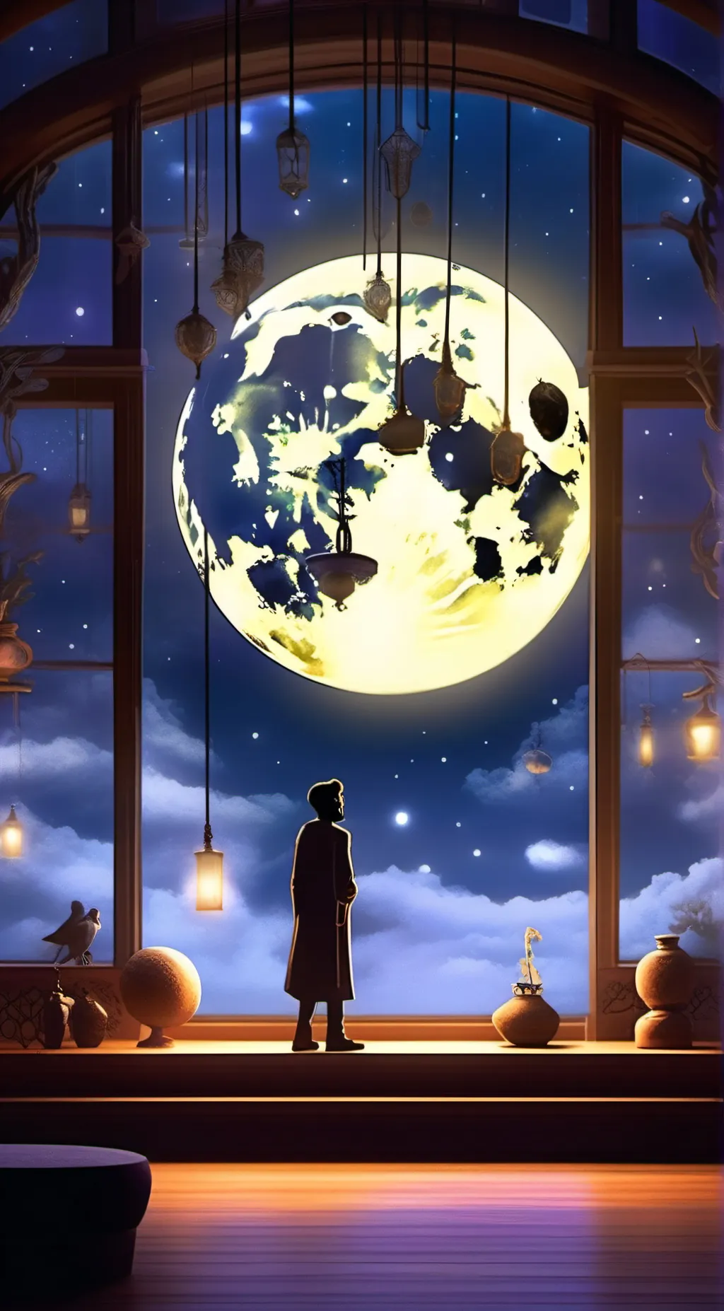 ai character: Moondrop  background