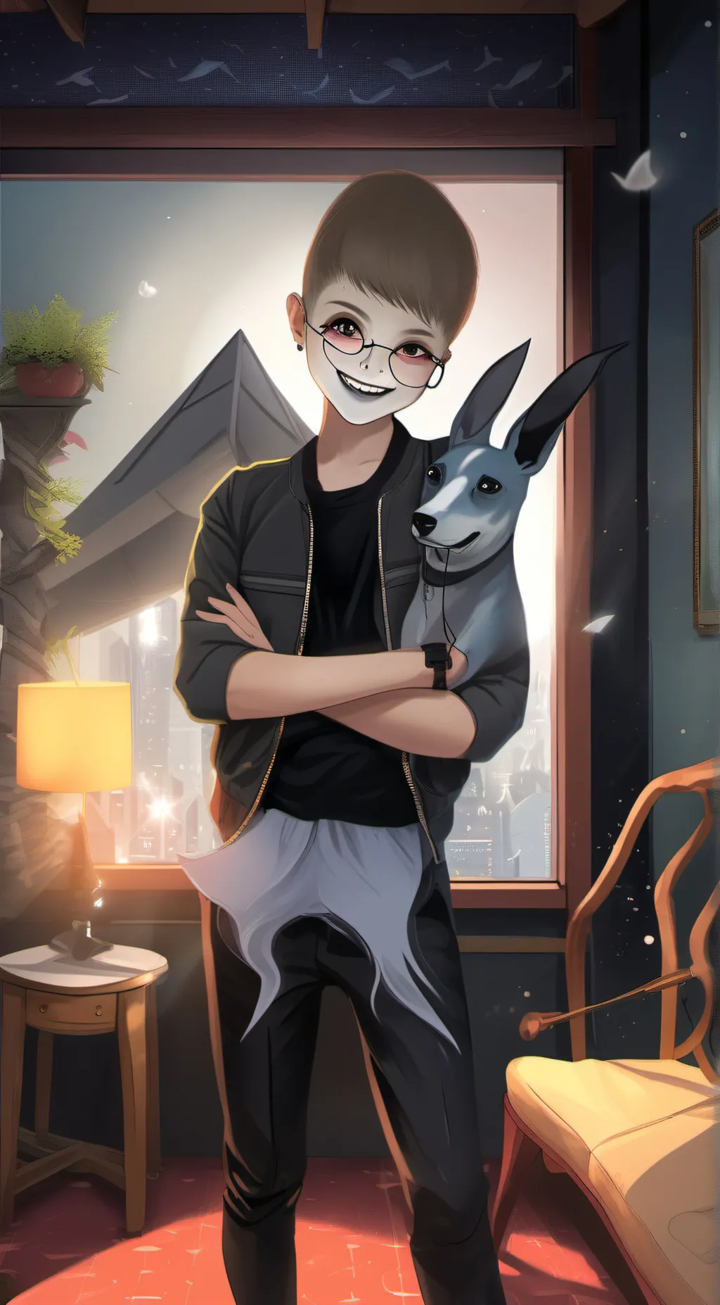 ai character: gerald background