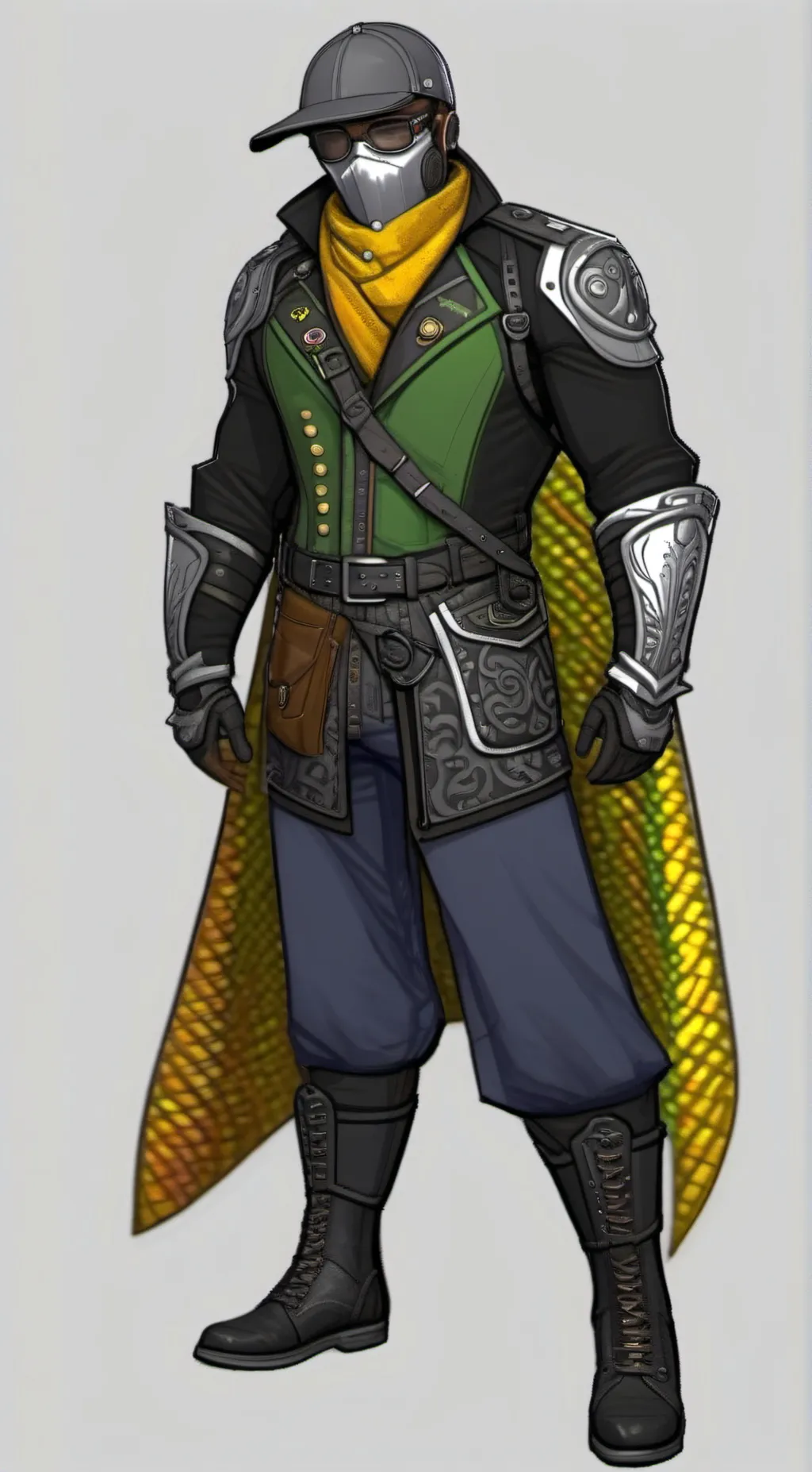 ai character: Rye background